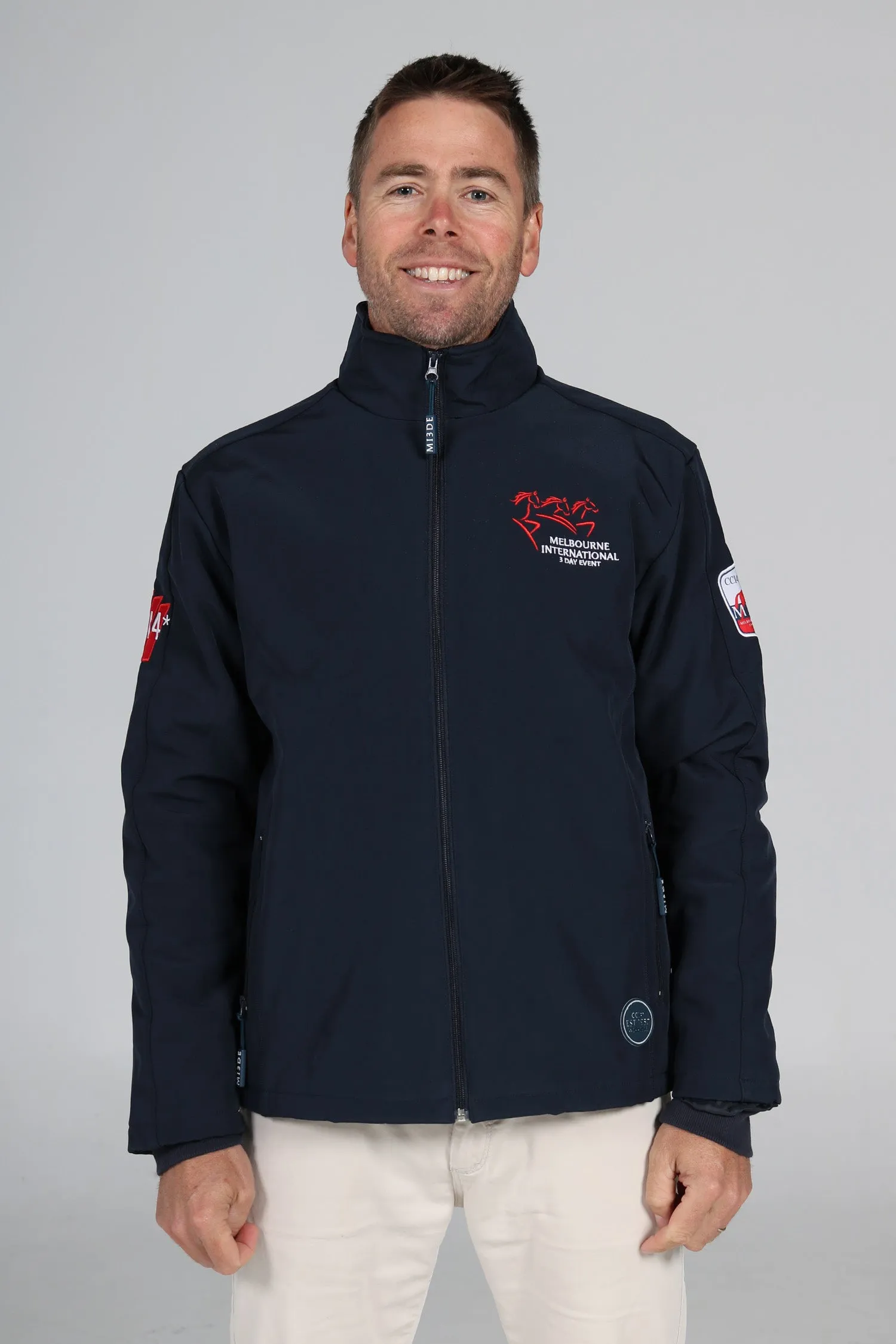 2023 MI3DE Navy Red Softshell Jacket