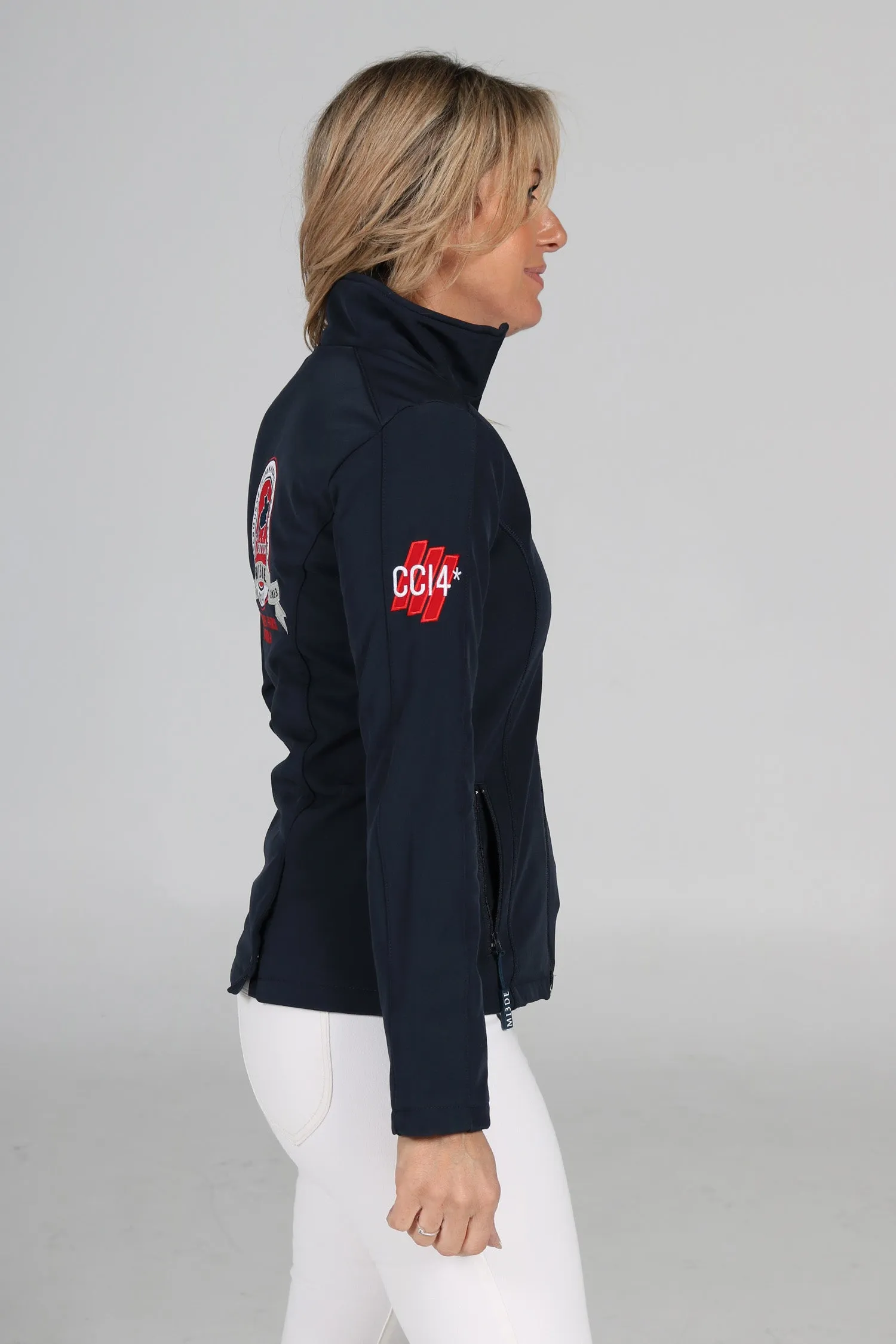 2023 MI3DE Navy Red Softshell Jacket