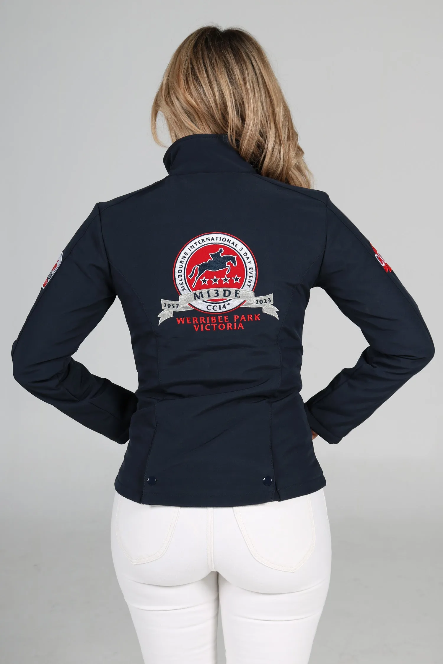 2023 MI3DE Navy Red Softshell Jacket