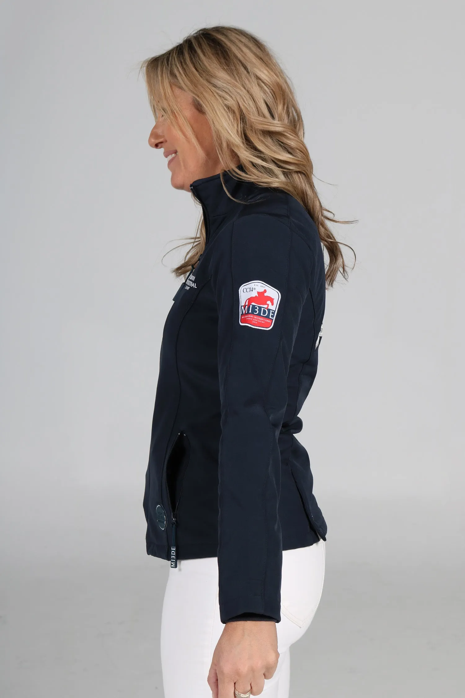 2023 MI3DE Navy Red Softshell Jacket