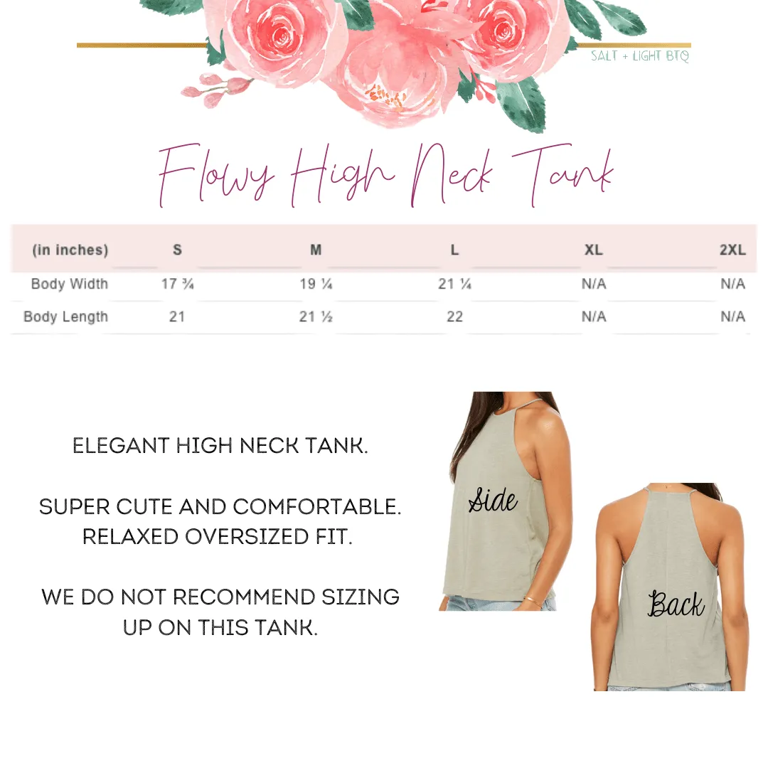 ANCHORED | CLOTHED IN GRACE COLLECTION | WOMEN'S HIGH NECK TANK