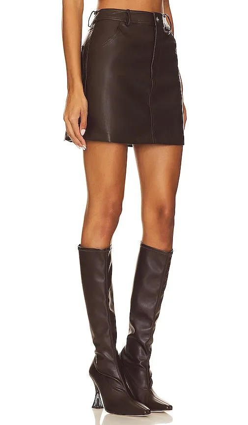 ASTR the Label Ezra Skirt in Chocolate