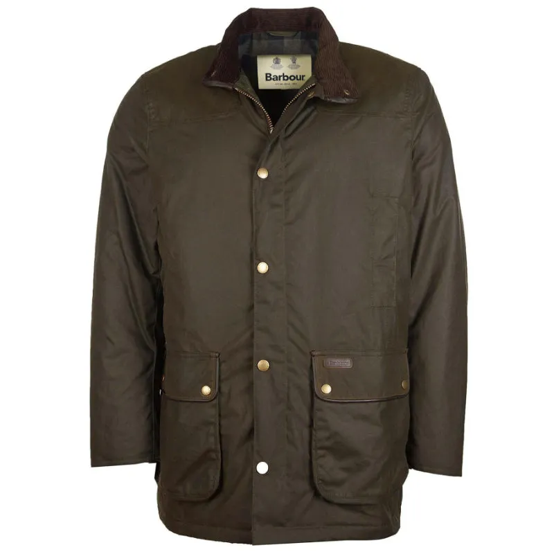 Barbour Hartlington Mens Wax Jacket - Olive