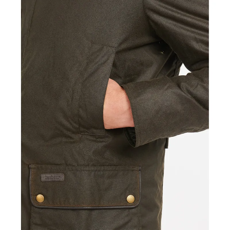 Barbour Hartlington Mens Wax Jacket - Olive