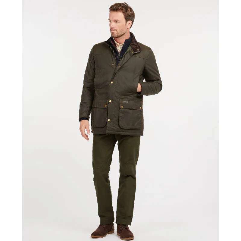 Barbour Hartlington Mens Wax Jacket - Olive
