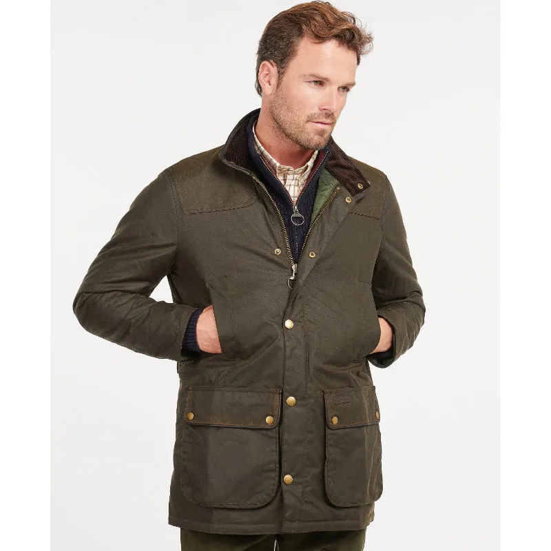 Barbour Hartlington Mens Wax Jacket - Olive