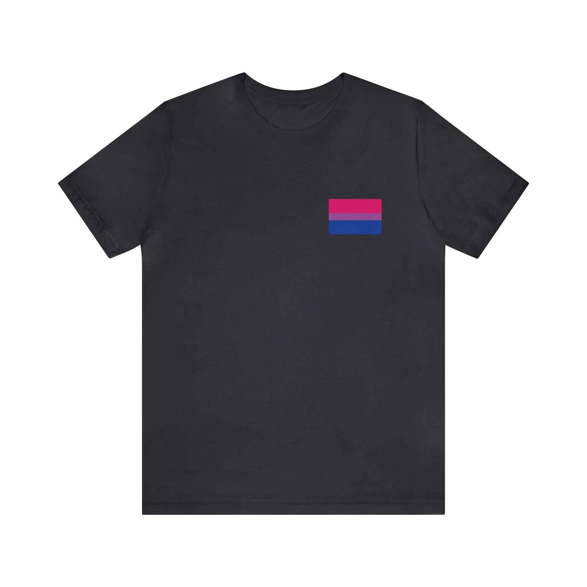Bisexual Pride Flag : Unisex 100% Comfy Cotton T-Shirt by Bella Canvas