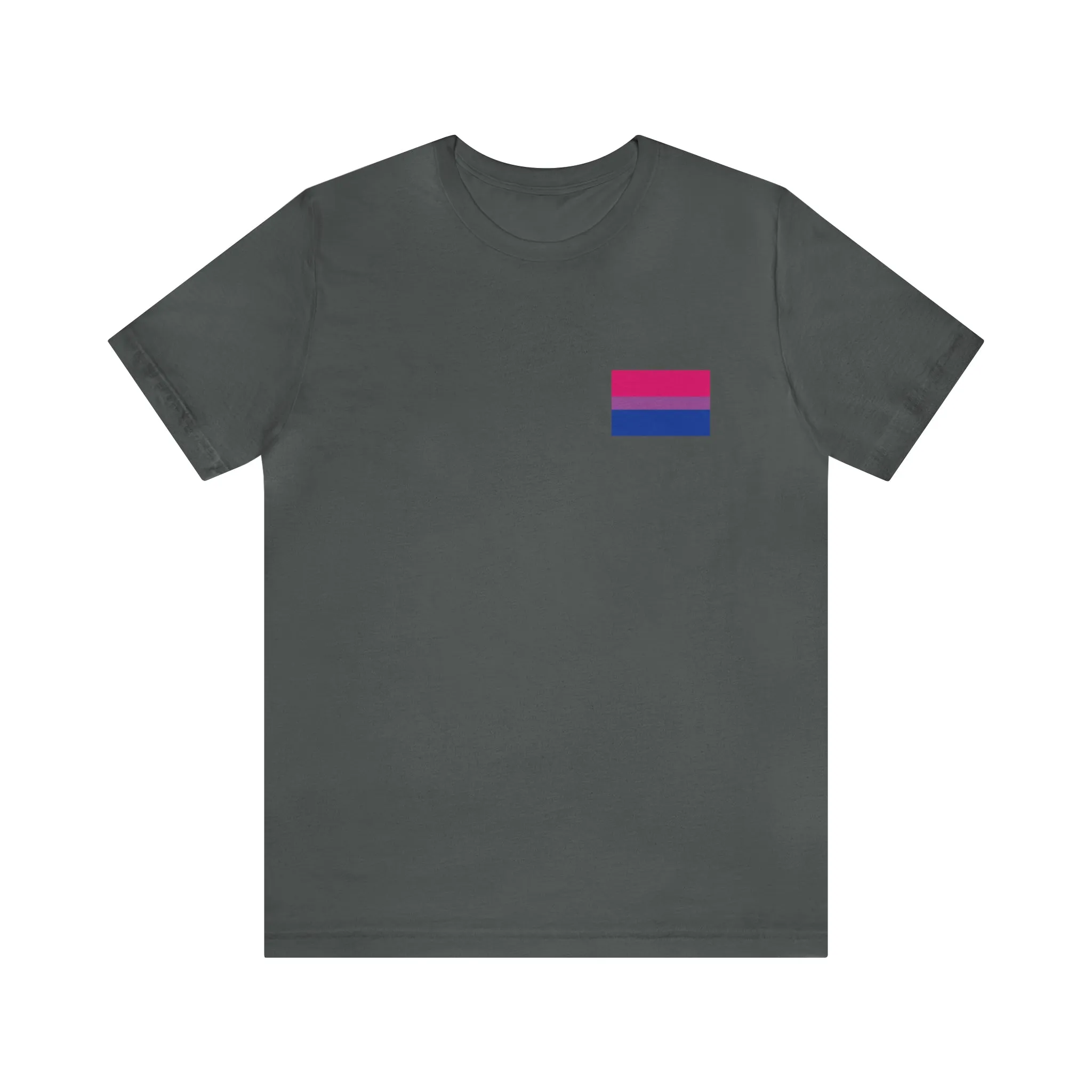 Bisexual Pride Flag : Unisex 100% Comfy Cotton T-Shirt by Bella Canvas