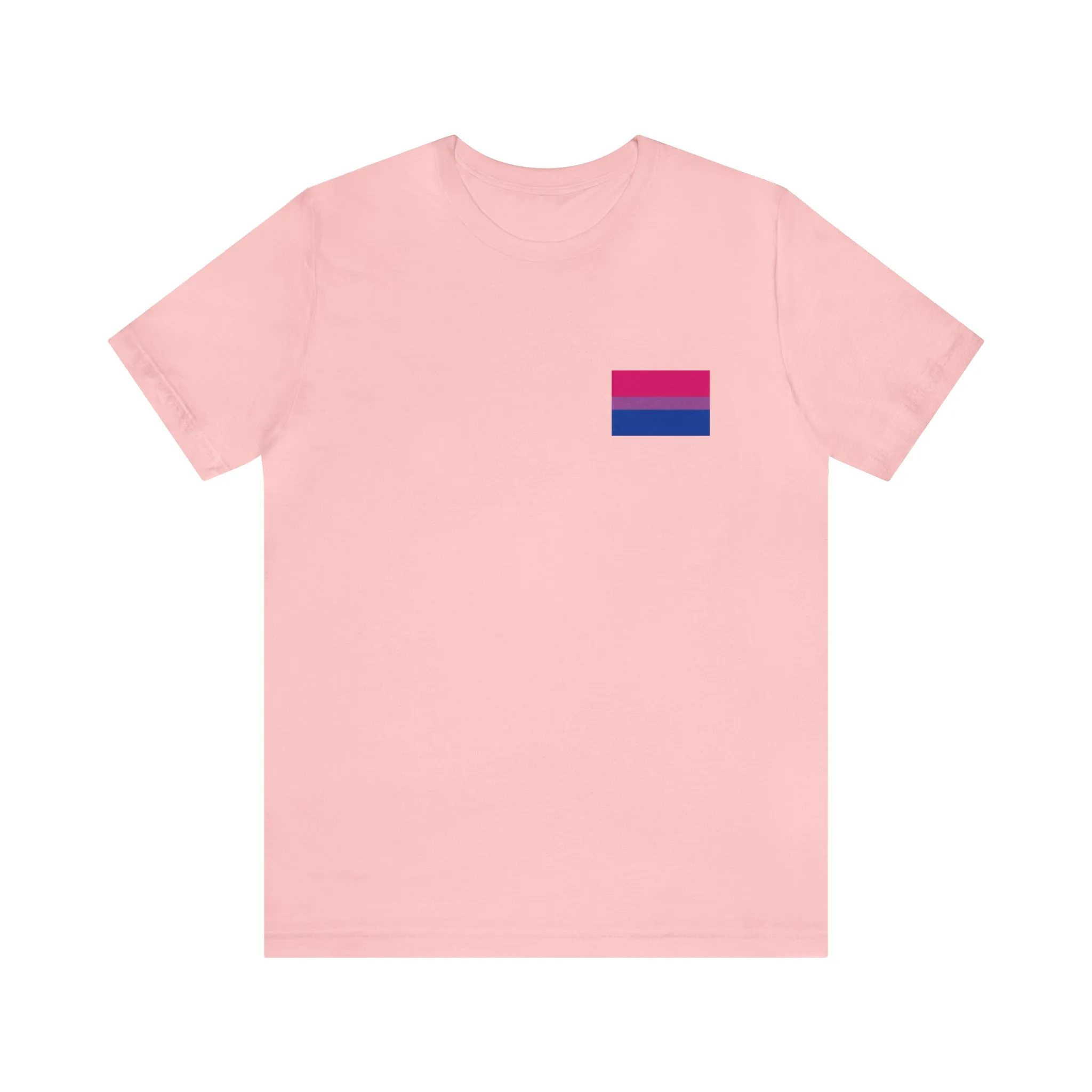 Bisexual Pride Flag : Unisex 100% Comfy Cotton T-Shirt by Bella Canvas