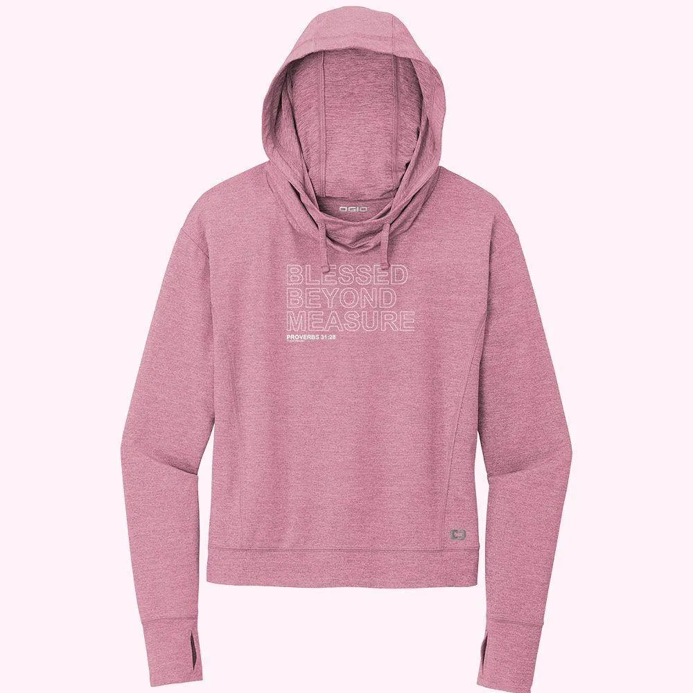 Blessed Beyond Measure Ladies Athletic Hoodies