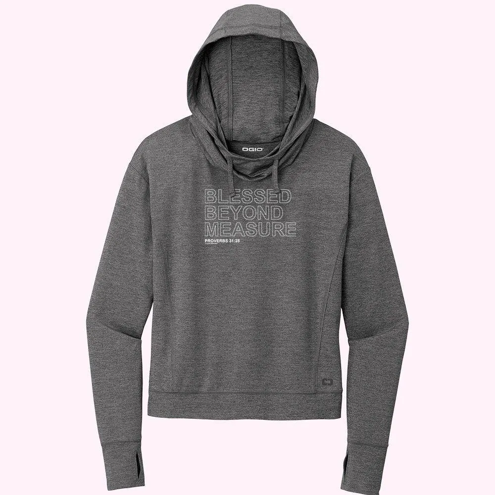 Blessed Beyond Measure Ladies Athletic Hoodies