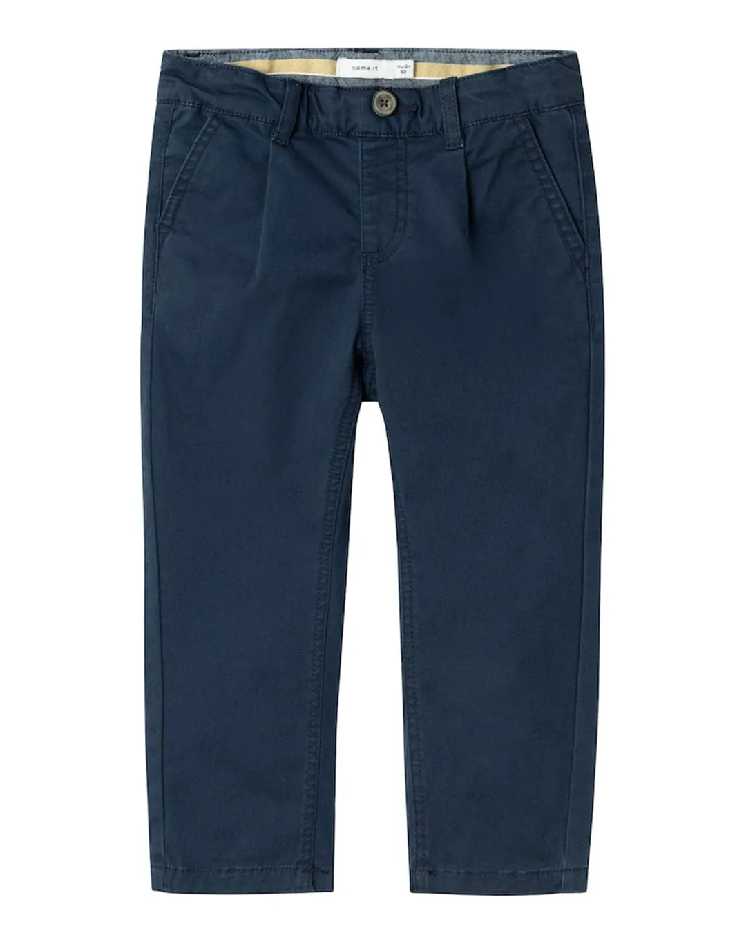 Boys Name It Ryan Navy Twill Chino Trousers