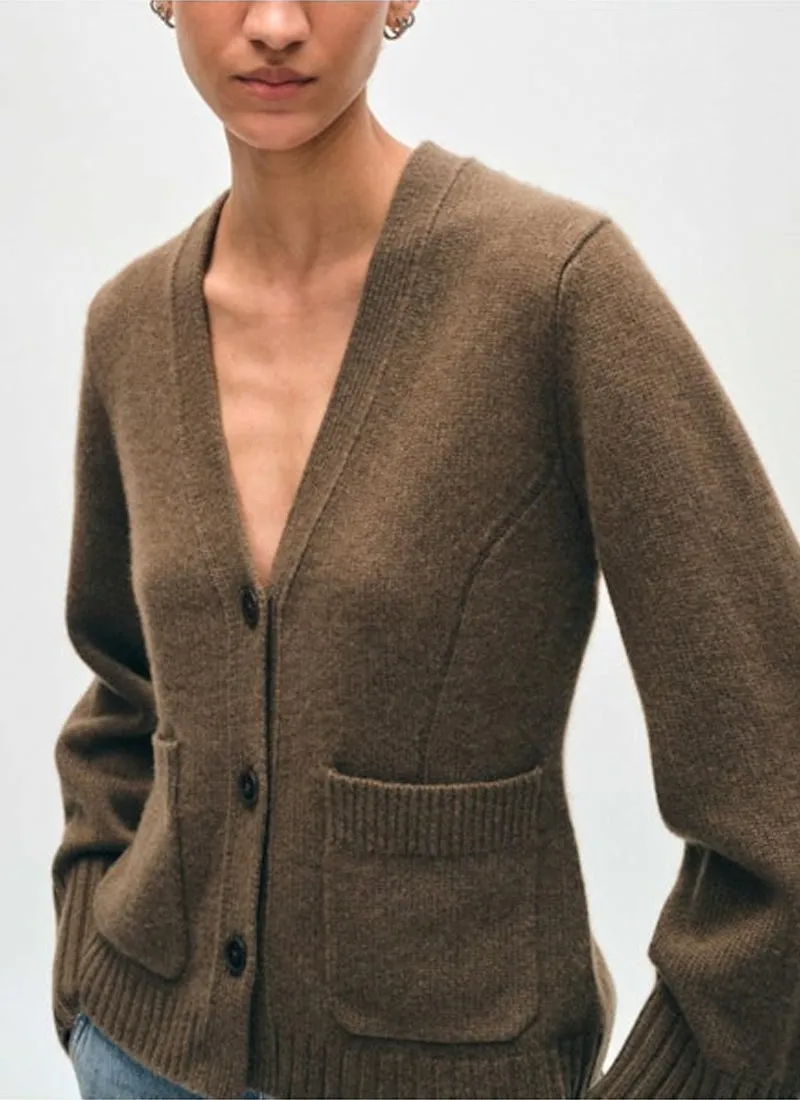 Cashmere Luxe Waisted Cardigan