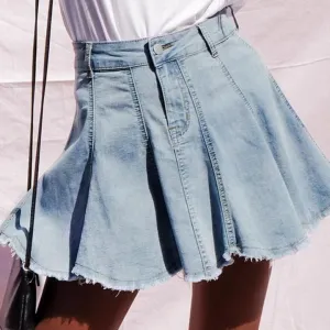 Chic Denim Skirt