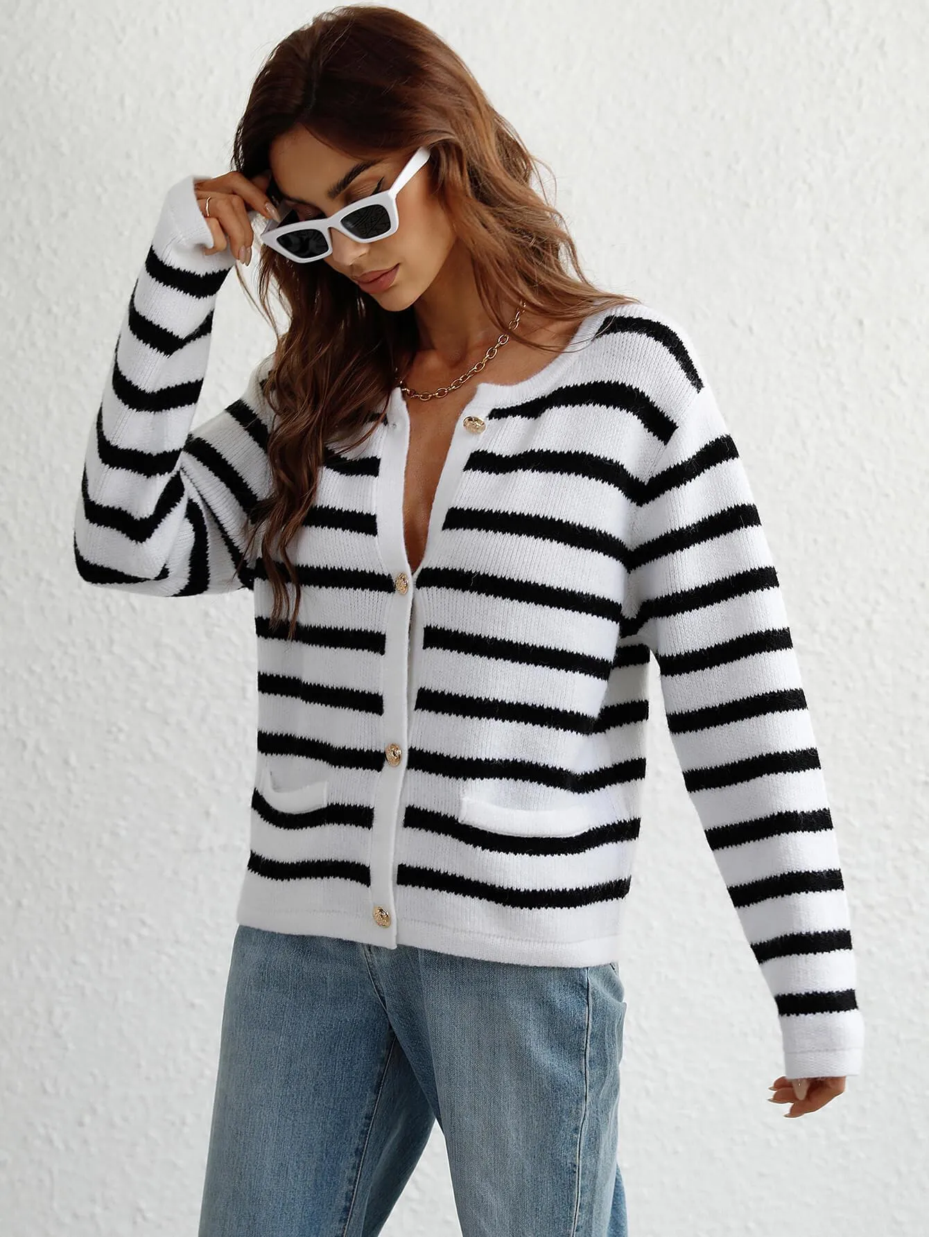Chill Button Front Cardigan