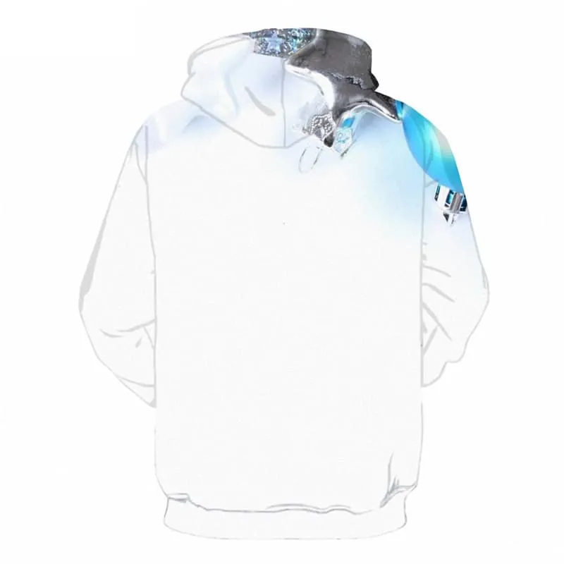 Christmas T-Shirt Sweatshirts men White 3d Printed New Year Hooded Casual Outdoor Sweatshirt Printed