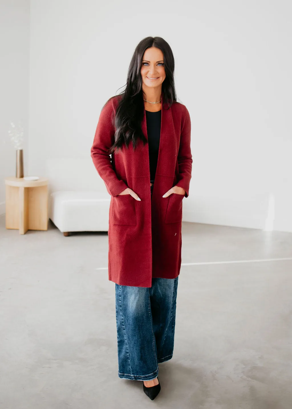Dellah Knit Coatigan