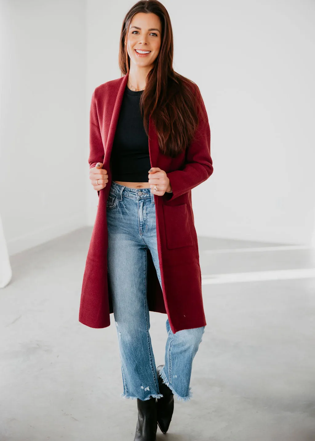 Dellah Knit Coatigan