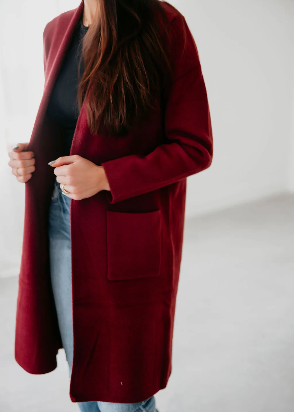 Dellah Knit Coatigan