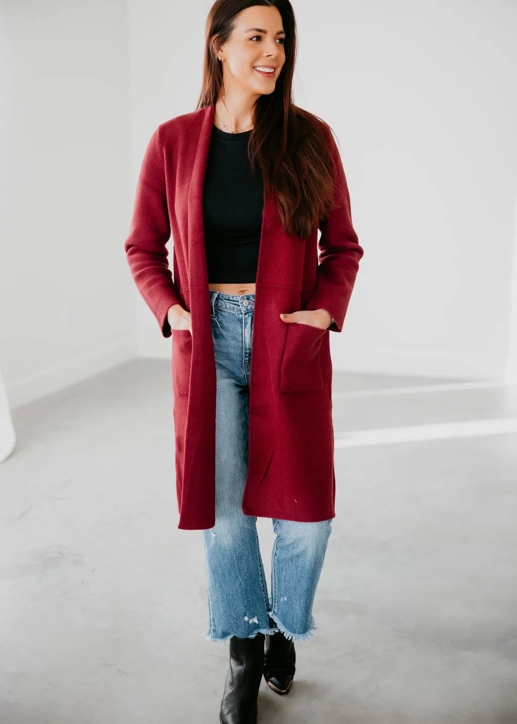 Dellah Knit Coatigan