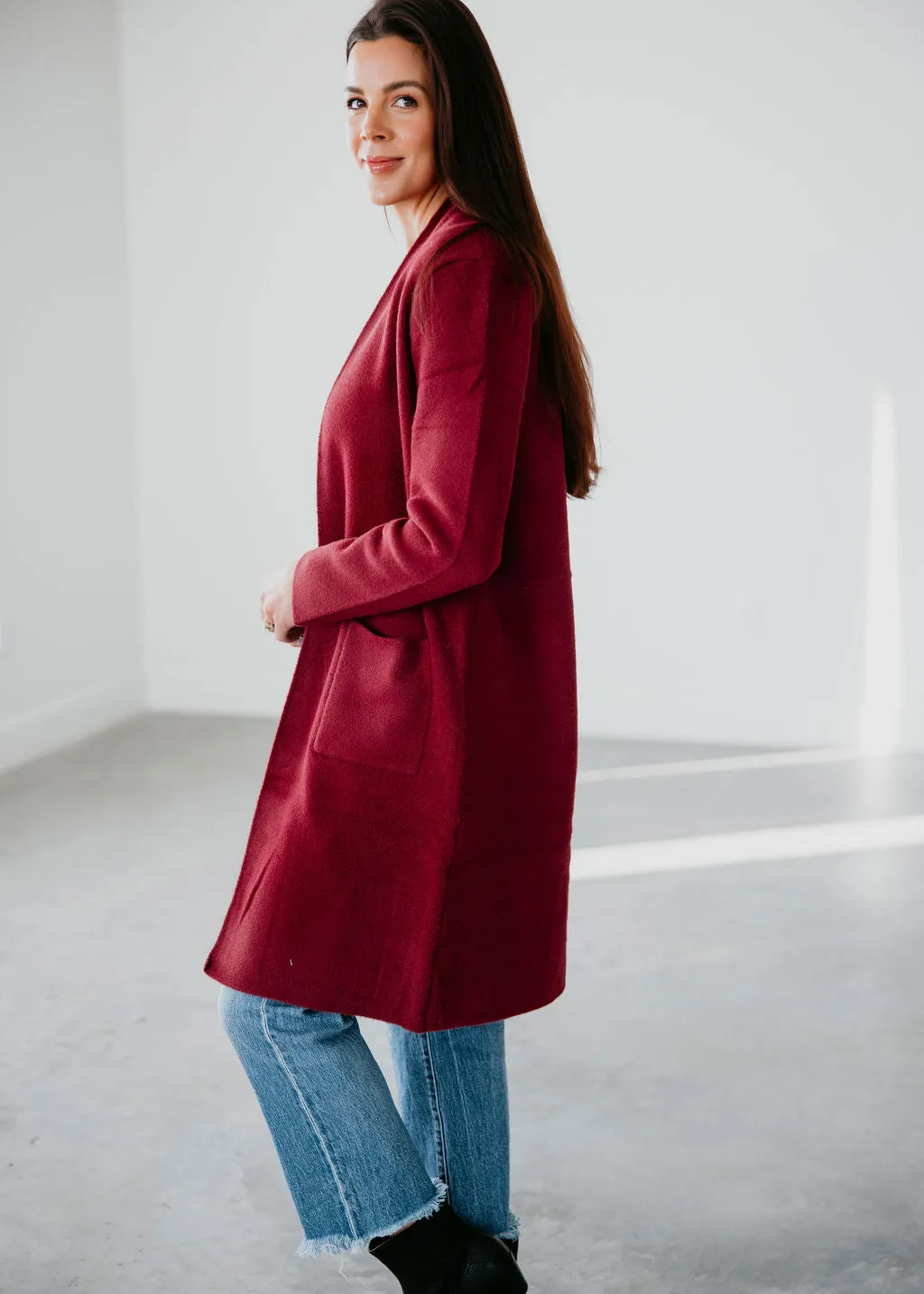 Dellah Knit Coatigan