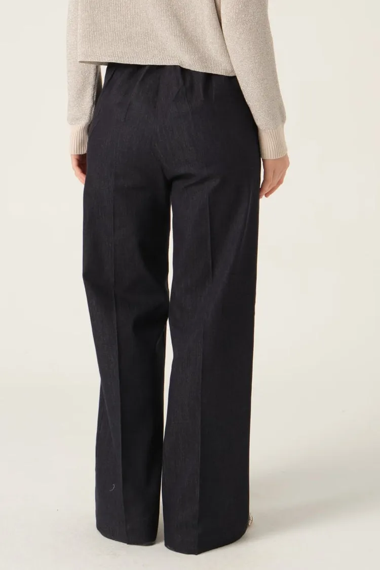 DENIM CHIC TROUSERS