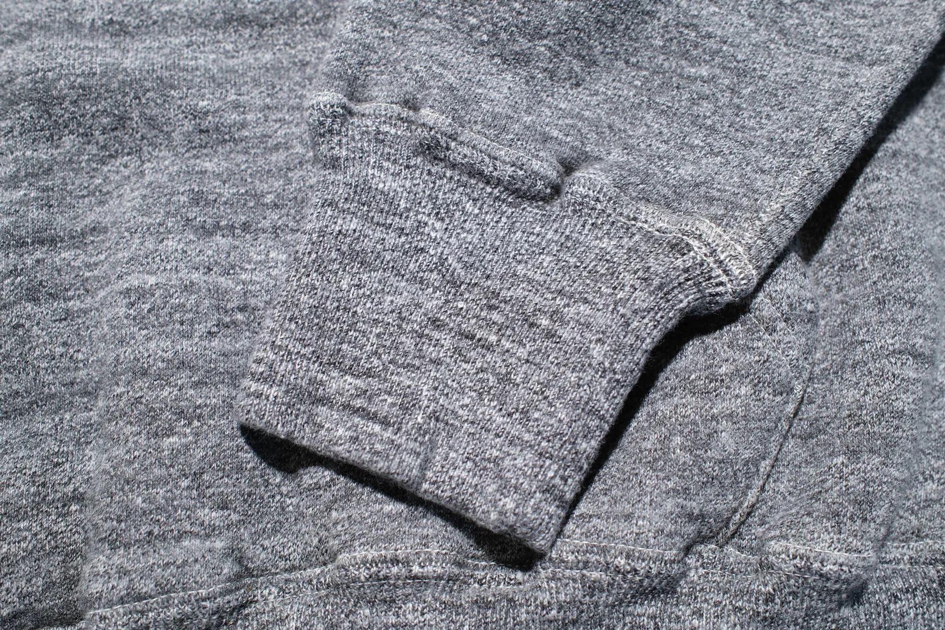 Dubble Works 11oz "Tsuri-ami" Loopwheeled Pull Over (Heather Charcoal)
