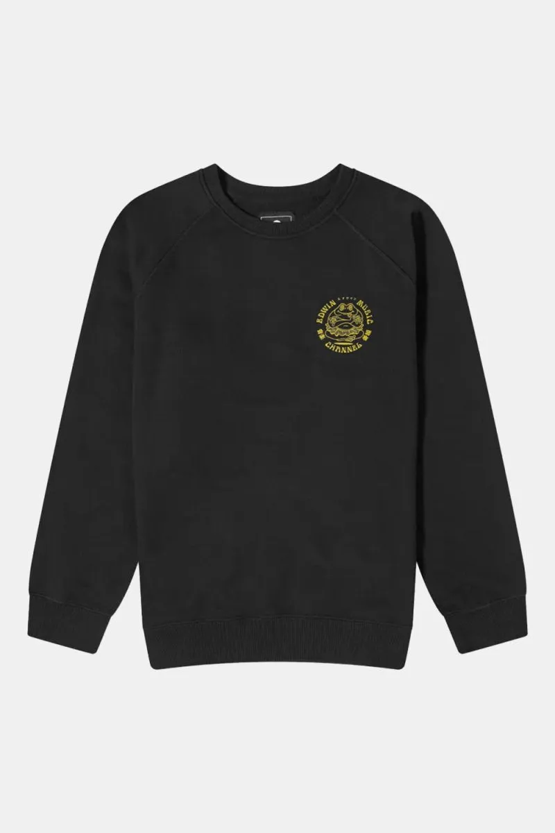 Edwin Music Channel Heavy Felpa Sweat (Black)
