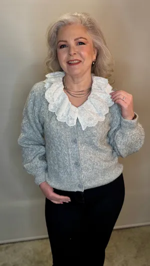 Elvira Knit Cardigan - Grey