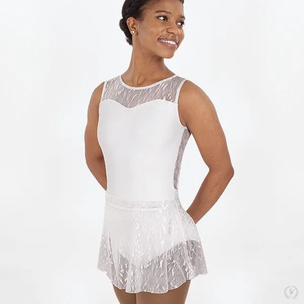 Eurotard 78121 Impression Mesh High Low Pull On Mini Ballet Skirt - Adult