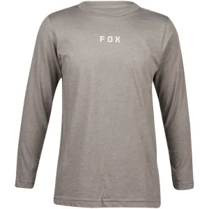 Fox Racing Youth Magnetic LS T-Shirt Heather Graphite Grey