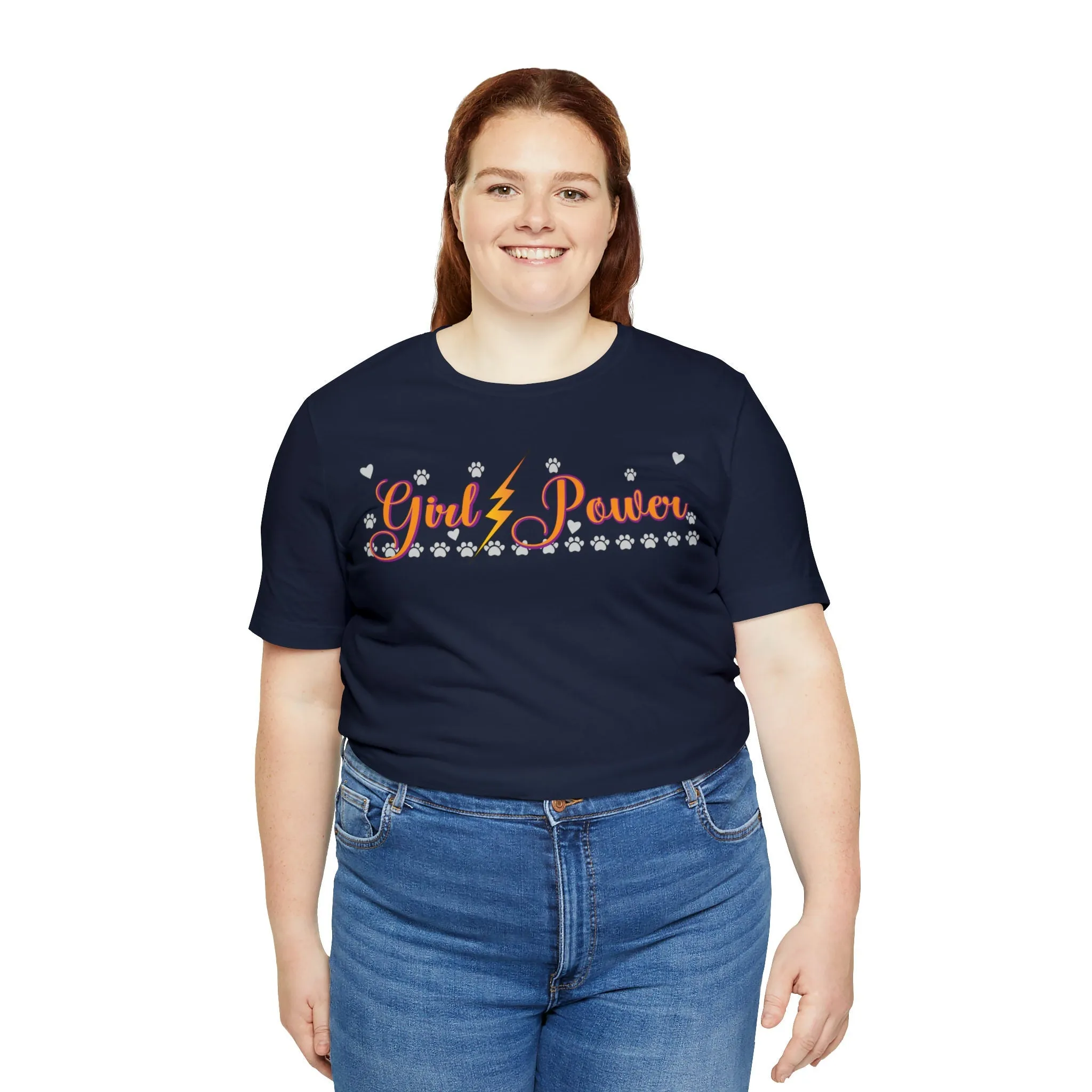 Girl Power T-shirt Empowerment Custom prints Unisex Vintage casual Positive Motivational T-shirt