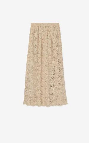 Guipure Lace Skirt