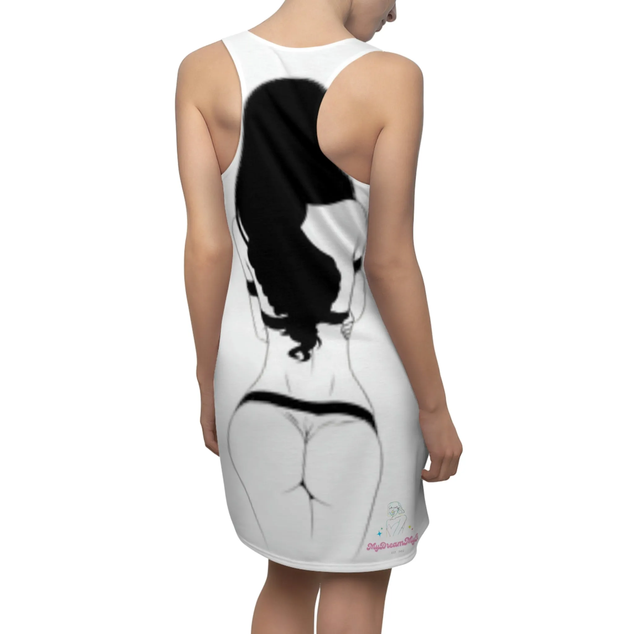 Hold Me Women's Cut & Sew Racerback Dress (AOP)