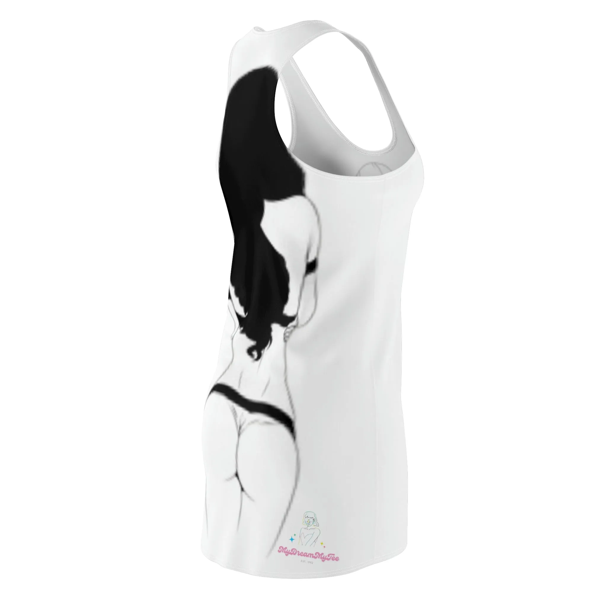 Hold Me Women's Cut & Sew Racerback Dress (AOP)