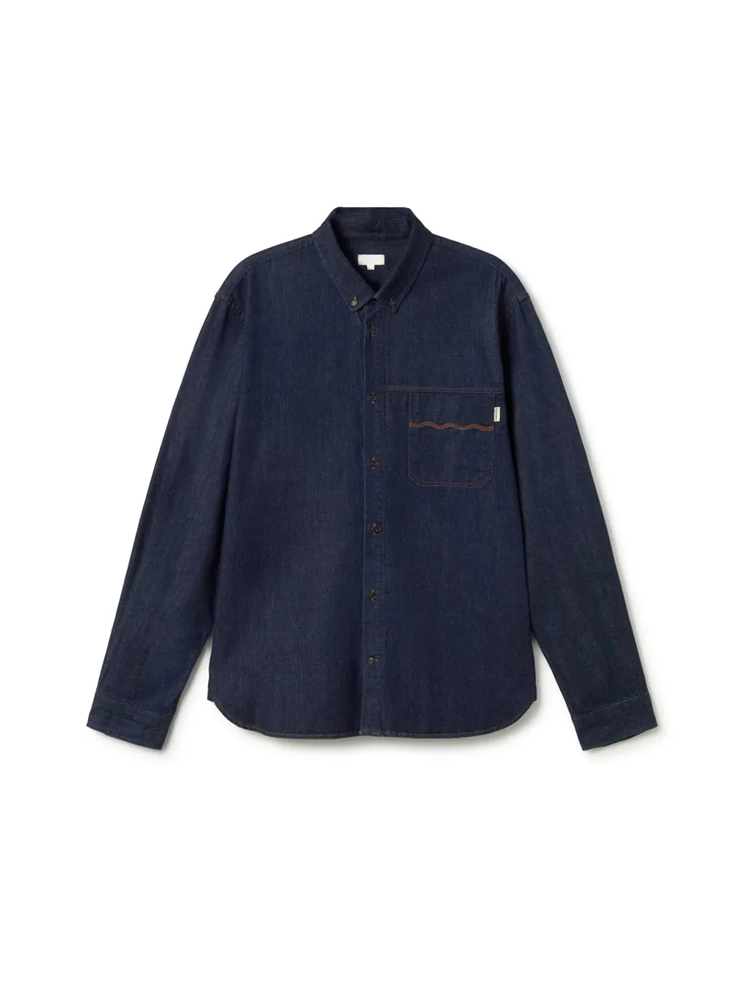 Horssten Shirt Dark Blue Denim