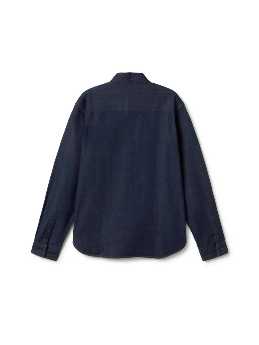 Horssten Shirt Dark Blue Denim