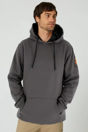 Jetpilot Global Mens Pullover Hoodie - Charcoal