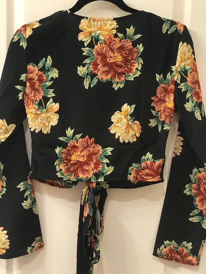 Kona Floral Wrap Cardi