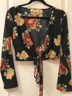 Kona Floral Wrap Cardi