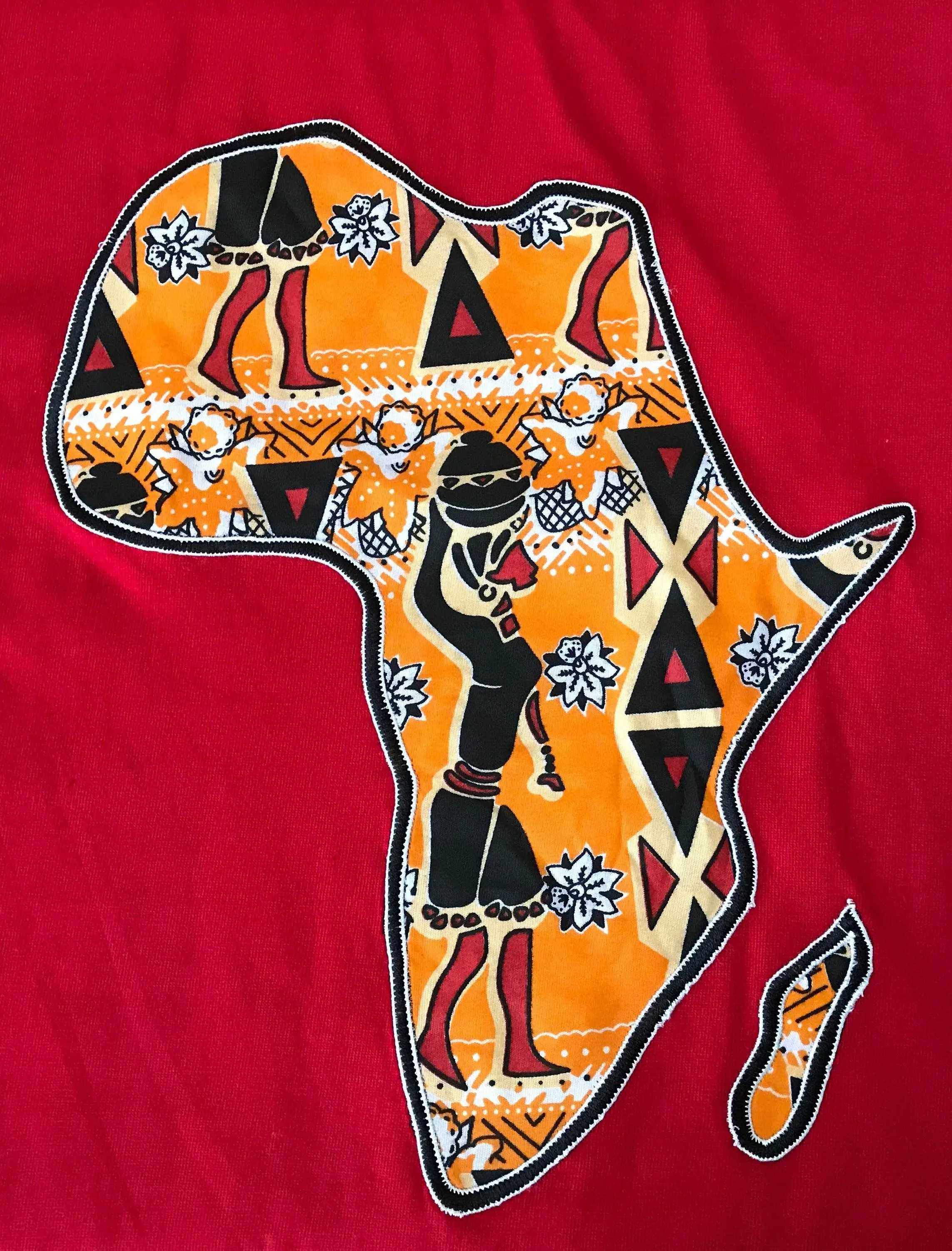 Masika Africa Map T-shirts - 5 Colors Available
