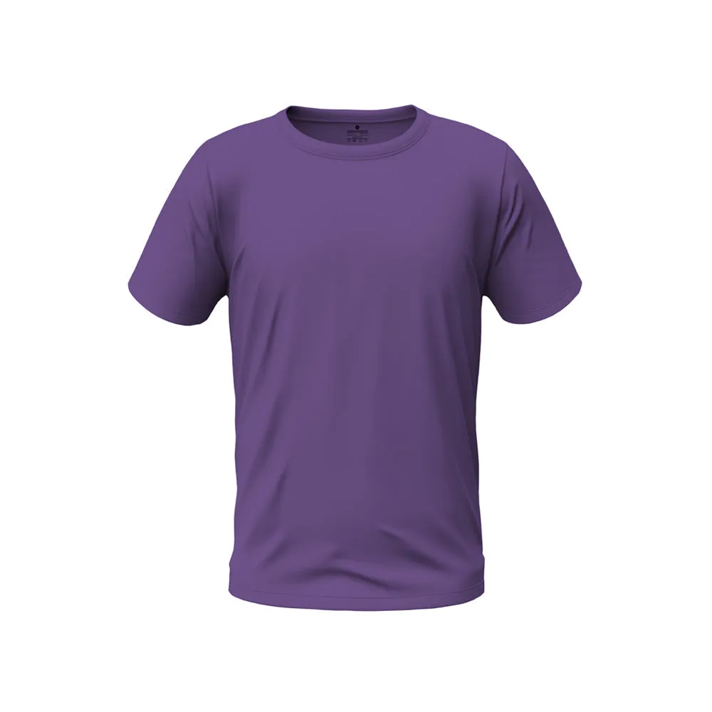 Men Regular Fit Cotton T-Shirt - Rush Purple
