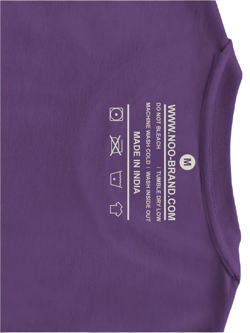Men Regular Fit Cotton T-Shirt - Rush Purple