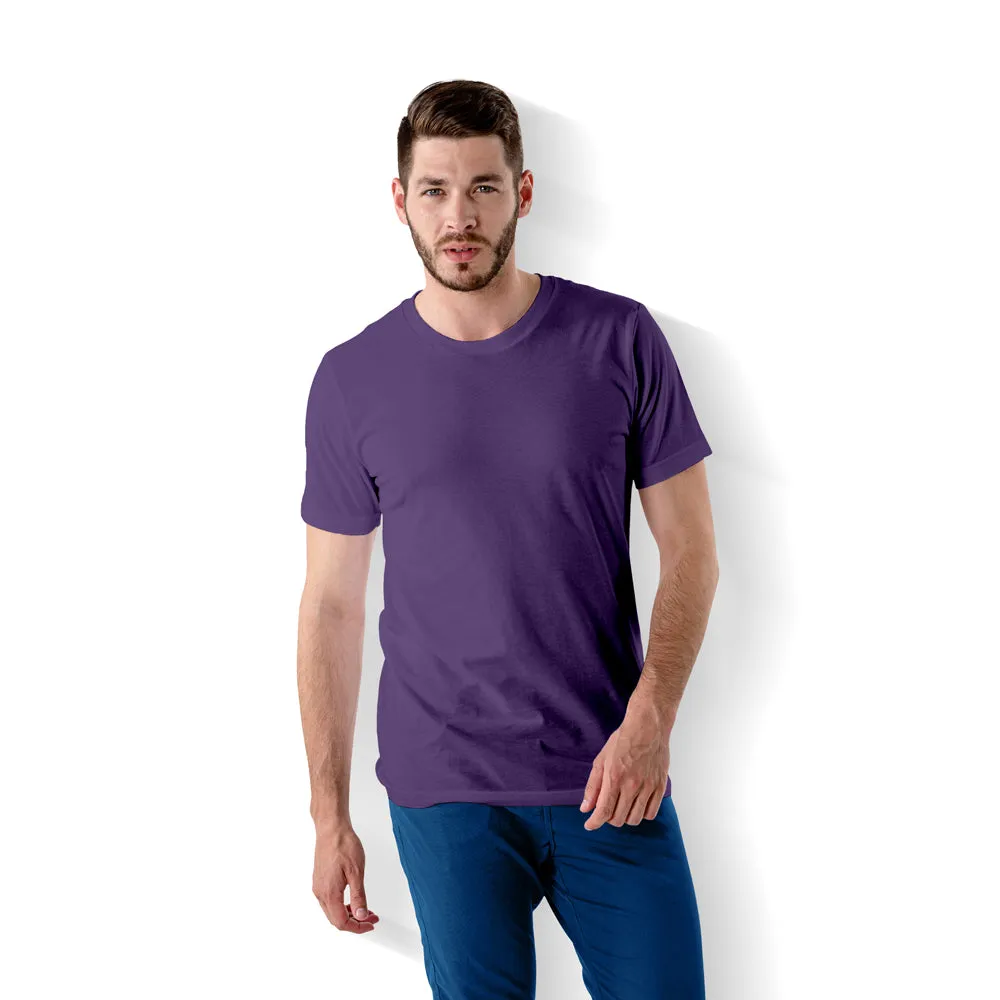 Men Regular Fit Cotton T-Shirt - Rush Purple