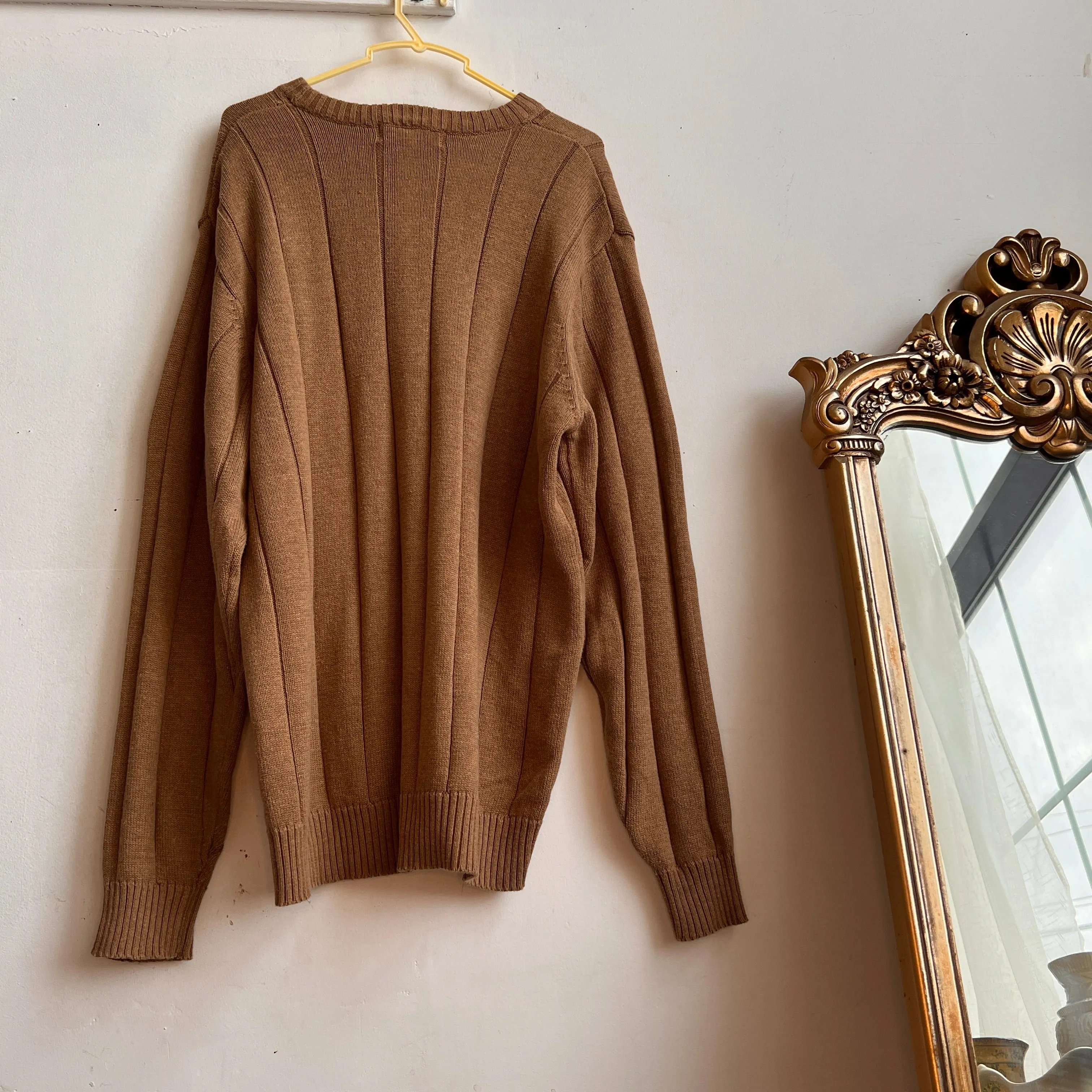 Mocha brown classic sweater