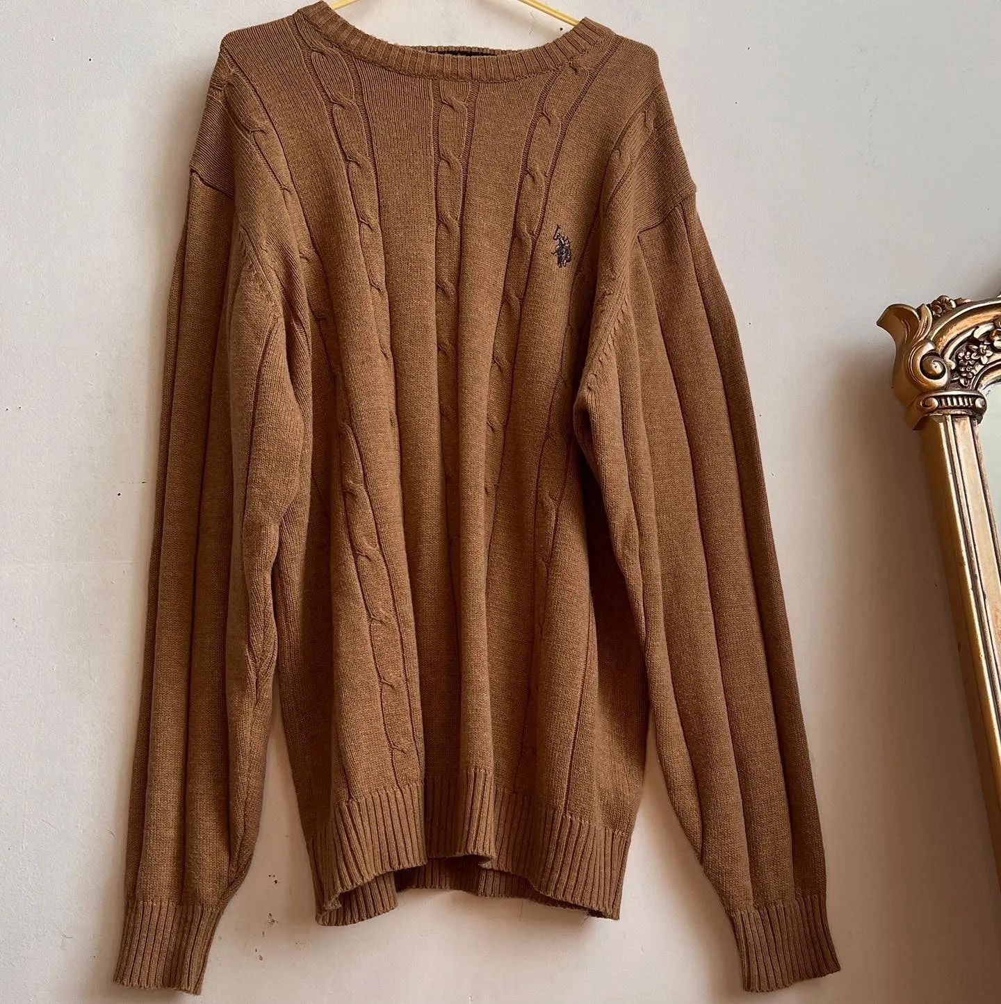 Mocha brown classic sweater