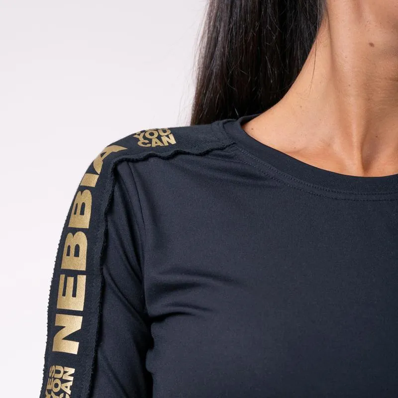 Nebbia Honey Bunny Crop Top 821- Black