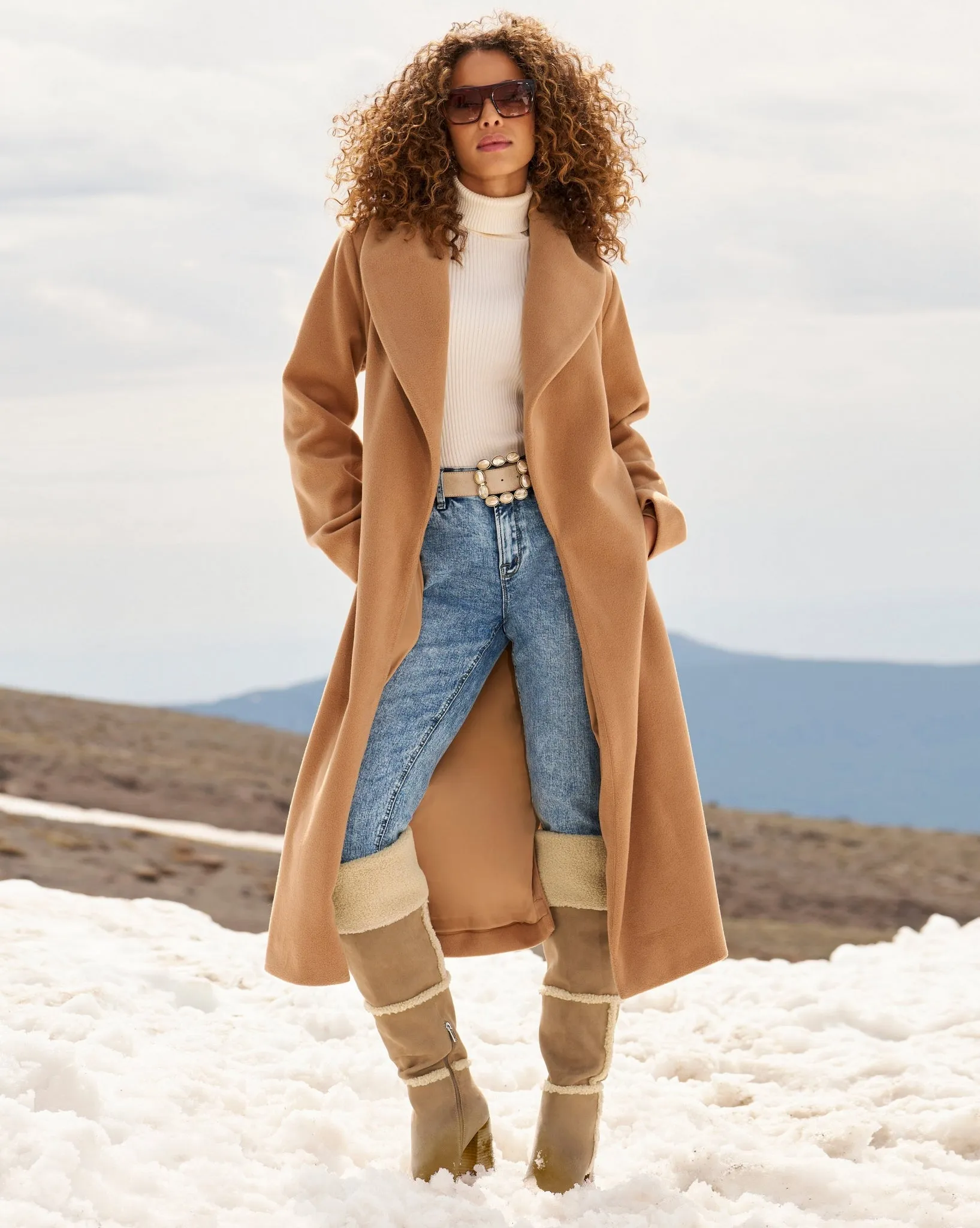 Newport High-Rise Slim Straight-Leg Jean Winter Light Wash