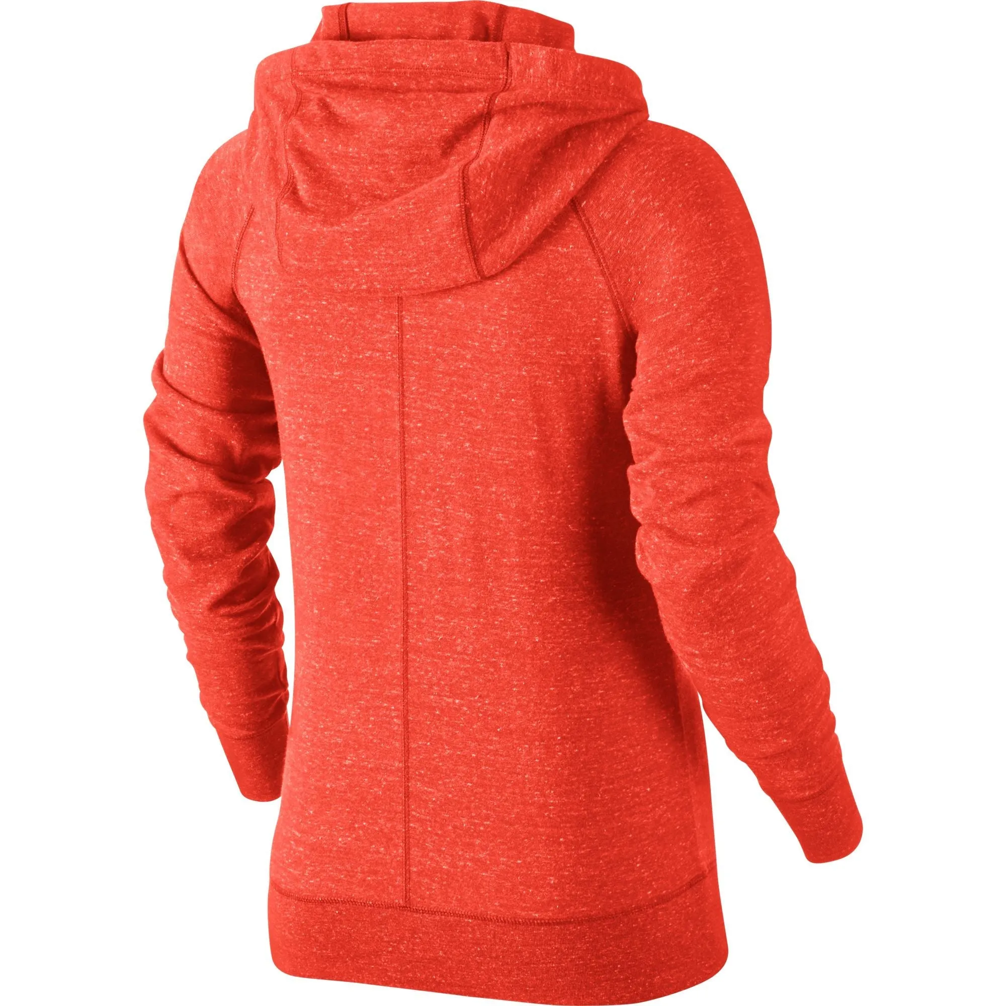 Nike Sportswear Gym Vintage Women's Hoodie Orange/White