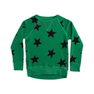 NUNUNU Star Sweatshirt Moss Green